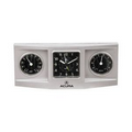 3-Dial Weather Station Alarm Clock